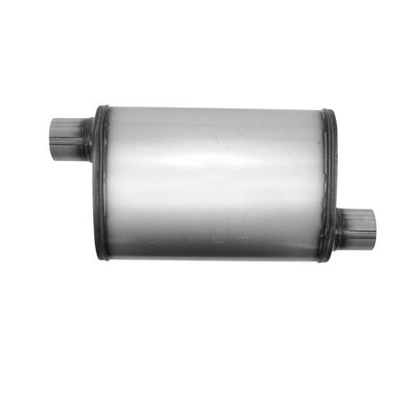 AP EXHAUST Muffler-Xlerator Stainless Steel Oval-O/, Xs1236 XS1236